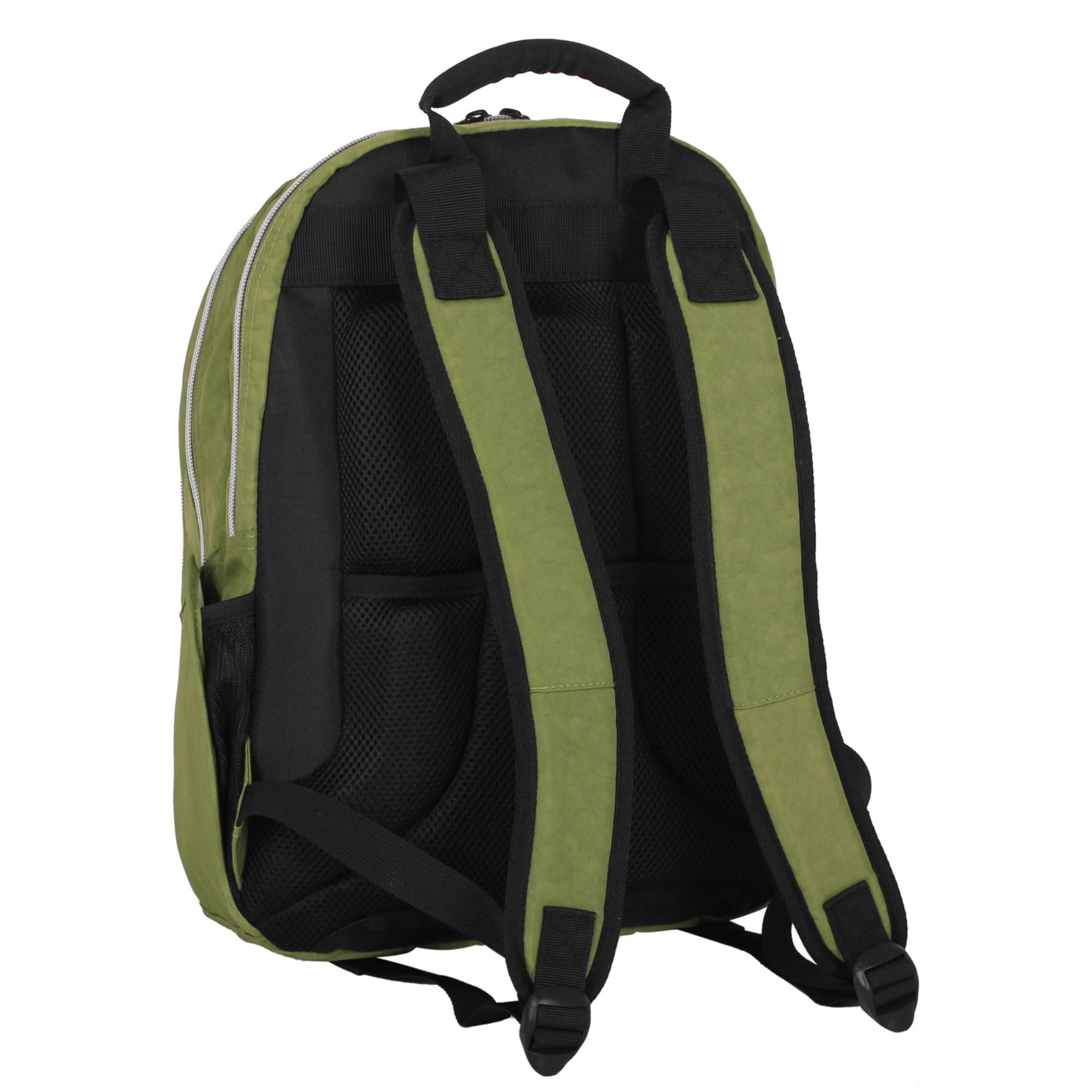 20-0950-C31 Crinkle Nylon Multi Section Backpack *WITH STYLES*