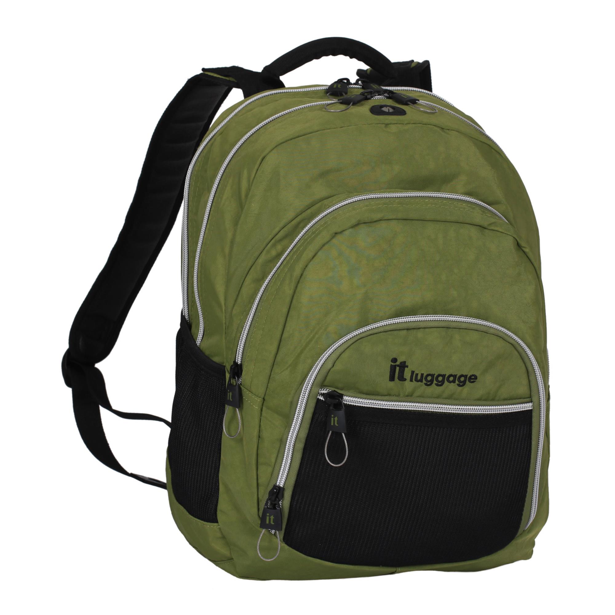 20-0950-C31 Crinkle Nylon Multi Section Backpack *WITH STYLES*